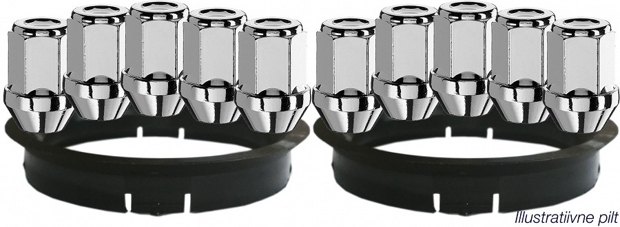 MUTTER M12X1.25 / 34 / 19 10TK. + 63.3-56.1 2TK. ALUTEC NR.67