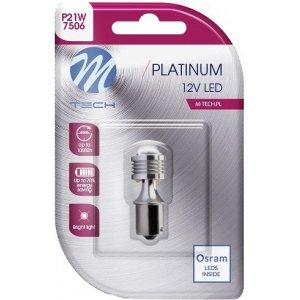 12V BA15S LED PIRN 3.5W P21W PLATINUM BLISTER 1TK (OSRAM LED) M-TECH