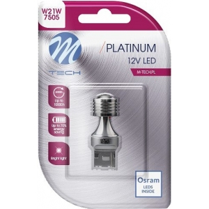12V T20 LED PIRN 3.5W W21W CANBUS PLATINUM BLISTER 1TK (OSRAM LED) M-TECH