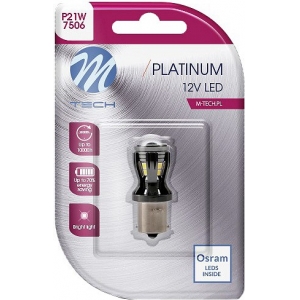 12V / 24V BA15S LED PIRN 3.9W P21W CANBUS PLATINUM BLISTER 1TK (OSRAM LED) M-TECH