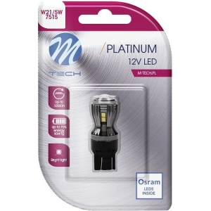 12V / 24V T20 LED PIRN 3.3W W21 / 5W CANBUS PLATINUM BLISTER 1TK (OSRAM LED) M-TECH