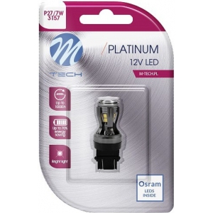 12V / 24V P27 / 7W LED PIRN 3.3W 3157 CANBUS PLATINUM BLISTER 1TK (OSRAM LED) M-TECH