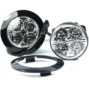 LED PÄEVASÕIDUTULI DRL 12V / 24V 4W 70X36MM 2TK (OSRAM LED) M-TECH