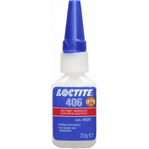 LOCTITE 406 KIIRLIIM PLASTILE JA KUMMILE 20G / PUDEL