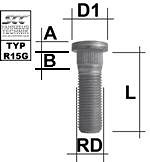 TIKKPOLT TP14X1.50 / 41 / 14.90 (P55 / 41. D14.9) M1415RE50A