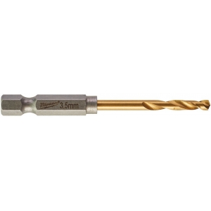 METALLIPUUR 3.5MM 2TK 1 / 4" LÖÖGIKINDEL SHOCKWAVE HSS-G TIN MILWAUKEE