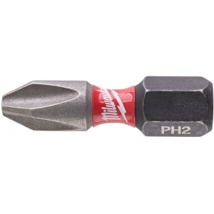 KRUVIK. OTSIK PH2 25MM 1 / 4" 2TK SHOCKWAVE IMPACT DUTY™ MILWAUKEE