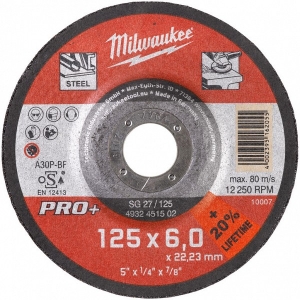 LIHVKETAS METALLILE 125MM PAKSUS 6MM PRO+ MILWAUKEE