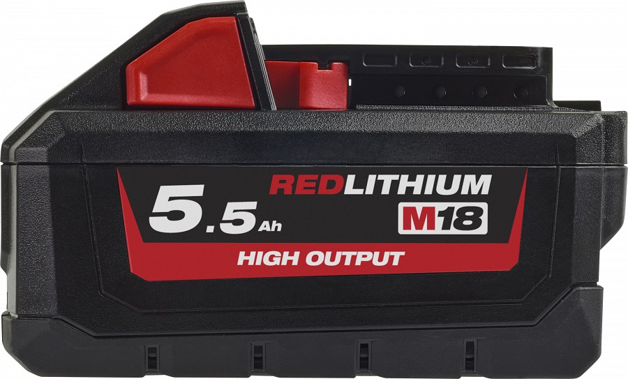 AKU M18 HB5.5 5.5AH REDLITHIUM HIGH OUTPUT MILWAUKEE