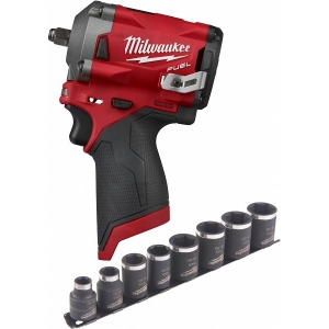 AKULÖÖKMUTRIKEERAJA M12 FIW38 339NM 3 / 8" + LÖÖKPADRUNITE KOMPLEKT MILWAUKEE