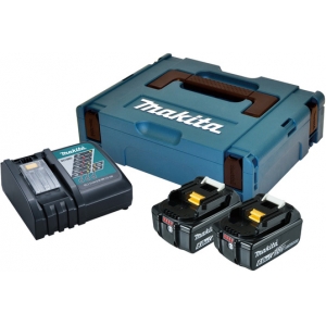 POWERPACK 18V. 2X6.0AH BL1860B. DC18RC. MAKPAC MAKITA