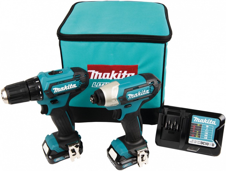 COMBOKIT 12V MAX. 2X2.0AH LI-ION (DF333D+TD110D) MAKITA