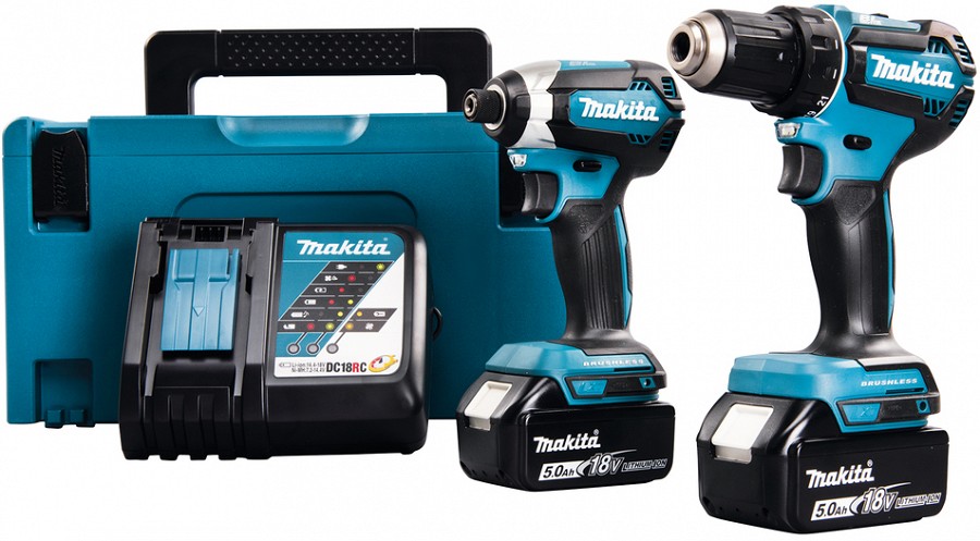 COMBOKIT 18V 2X5.0AH LI-ION (DDF485+DTD153) MAKITA