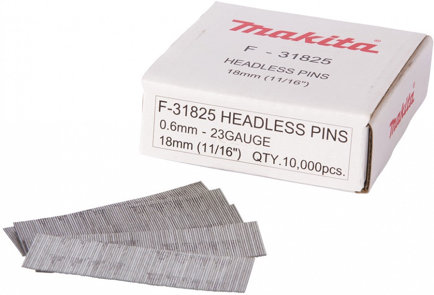 PIN NAELAD 0.6X18MM. 23GA. TERAS. 10000TK DPT353. PT354Z AF5000HP MAKITA