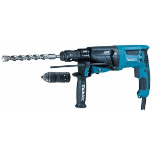 PUURVASAR SDS-PLUS 800W BET. 26MM MEISEL. 3.0KG 2.4J KIIRVAHETUS KIIRPADRUN. LED. AVT MAKITA