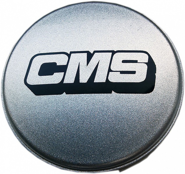 CMS KAPSEL. HÕBEDANE. MUST LOGO. 56.5MM