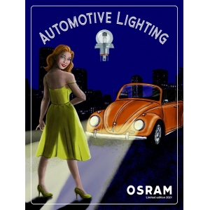 KAMPAANIA METALLPLAKAT + PIRN H7 (20TK) + H4 (10TK) 12V ORIGINAL OSRAM