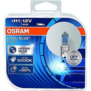 12V H1 PIRN 80W P14.5S COOL BLUE BOOST HCB 2TK OSRAM