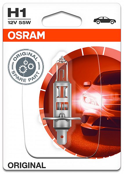 12V H1 PIRN 55W P14.5S ORIGINAL BLISTER 1TK OSRAM