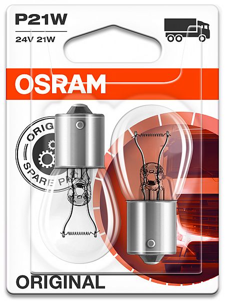 24V BA15S PIRN 21W P21W ORIGINAL BLISTER 2TK OSRAM