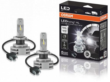 12V / 24V H4 LED PIRNIDE KOMPLEKT 14W P43T 6000K GEN.2 2TK OSRAM