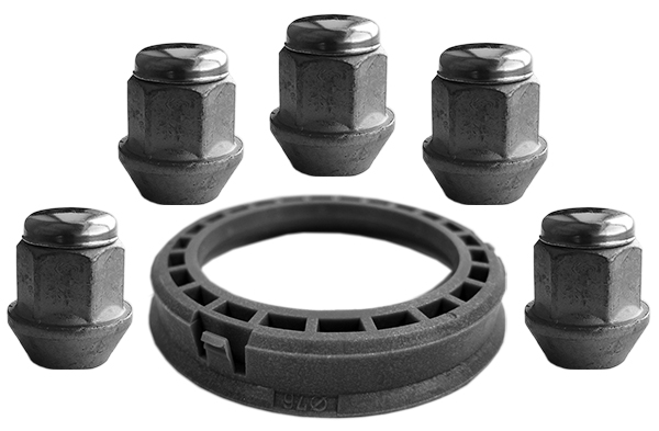 RONAL KIT (SOBITUSRÕNGAS 76.0-63.4 1TK.) + (M12X1.5. 5TK.)