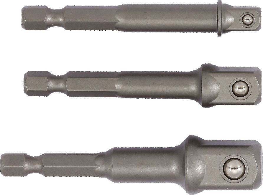 3-OS. TRELLIOTSIKU ADAPTERITE KOMPLEKT 1 / 4". 3 / 8". 1 / 2" TAPP SONIC