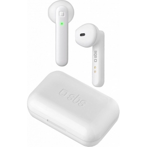 KÕRVAKLAPID TRUE WIRELESS VALGED SBS
