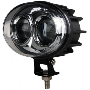 SININE KAHVELTÕSTUKI LED HOIATUSTULI 9-80V 2X6W IP67 144.2X97.8MM 1TK M-TECH